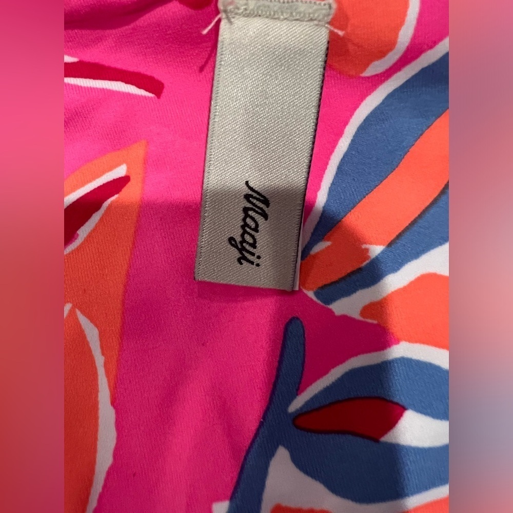 NWT Maaji Women’s High Waisted Reversible Tropical Floral Swim Bottoms in size S - Picture 6 of 8